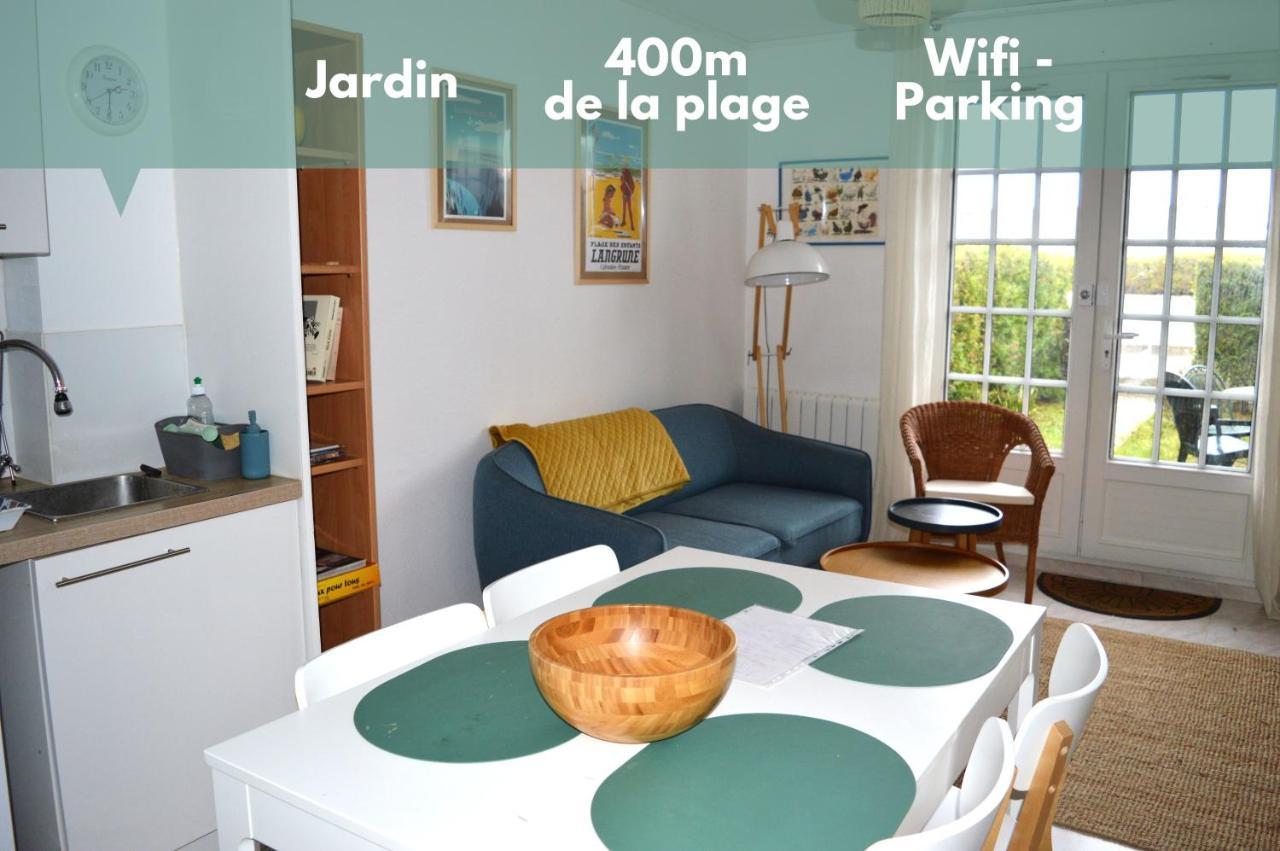Triplex avec jardinet - wifi - à 400m de la plage Courseulles-sur-Mer Exterior foto